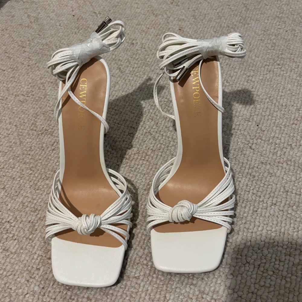 White Strappy Women's Sandals